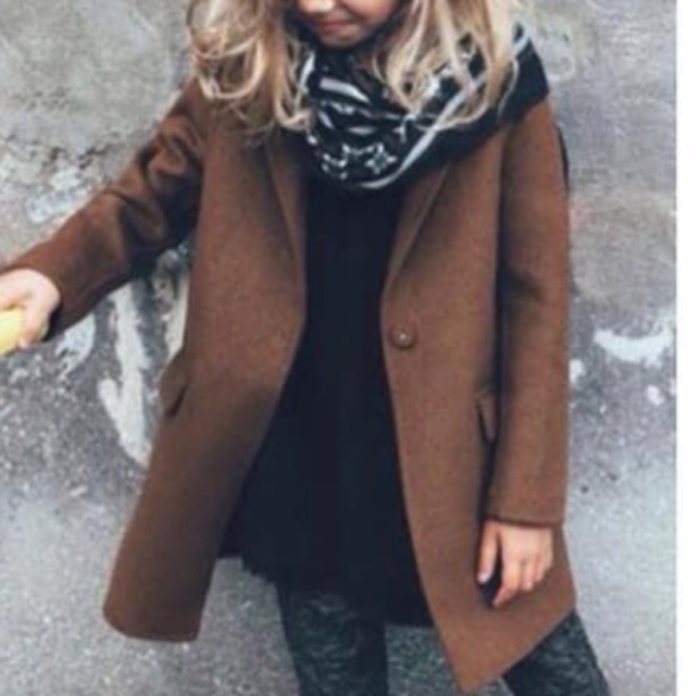 Zara Kids Brown Coat - Picture 3 of 4